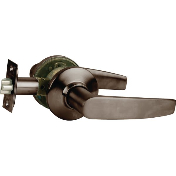 Schlage S Series Oil-Rubbed Bronze Jupiter Passage Lever Lockset