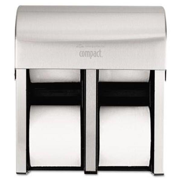 Compact® Coreless Quad Vert 4-Roll Coreless Tissue Dispenser