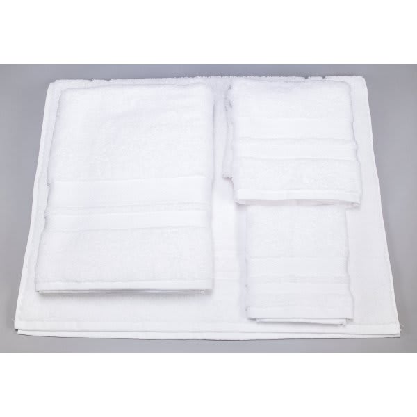 Best Western Enova™ 16 X 30 In. Green Plus Hand Towel (White) (120-Case)