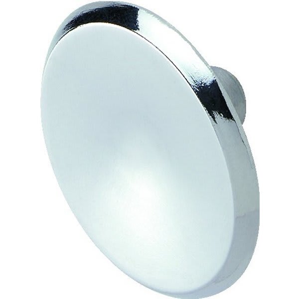 Seasons 1.5 In. Flat Round Chrome Cabinet Knob, 25-Pack