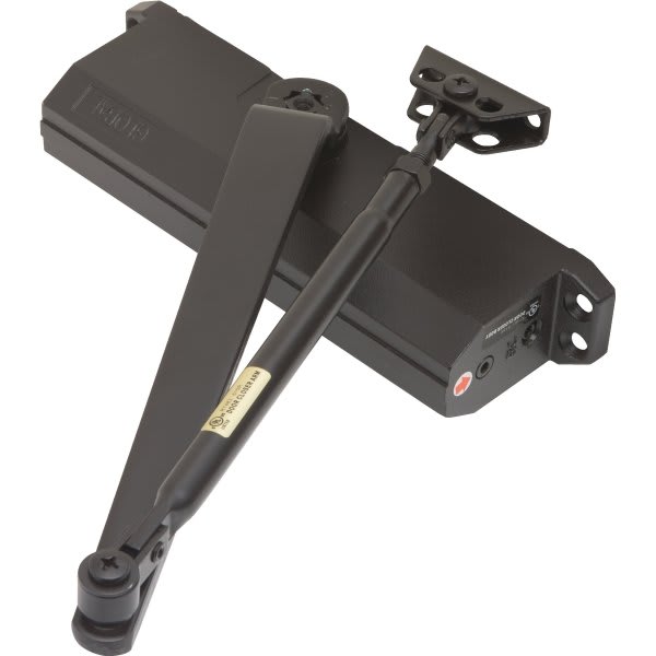 Shield Security® Size 1-4 Ada Heavy-Duty Hydraulic Door Closer, Bronze