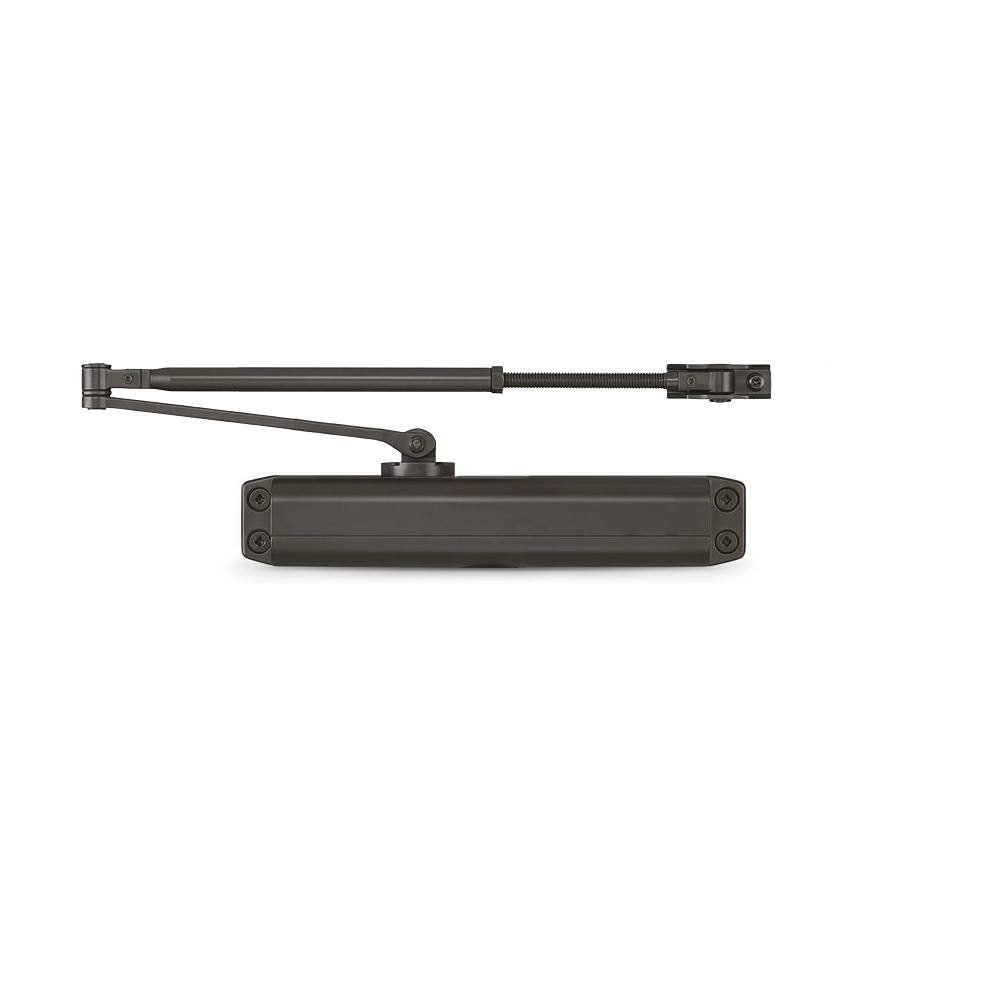 Shield Security® Size 1-4 Ada Heavy-Duty Hydraulic Door Closer, Bronze