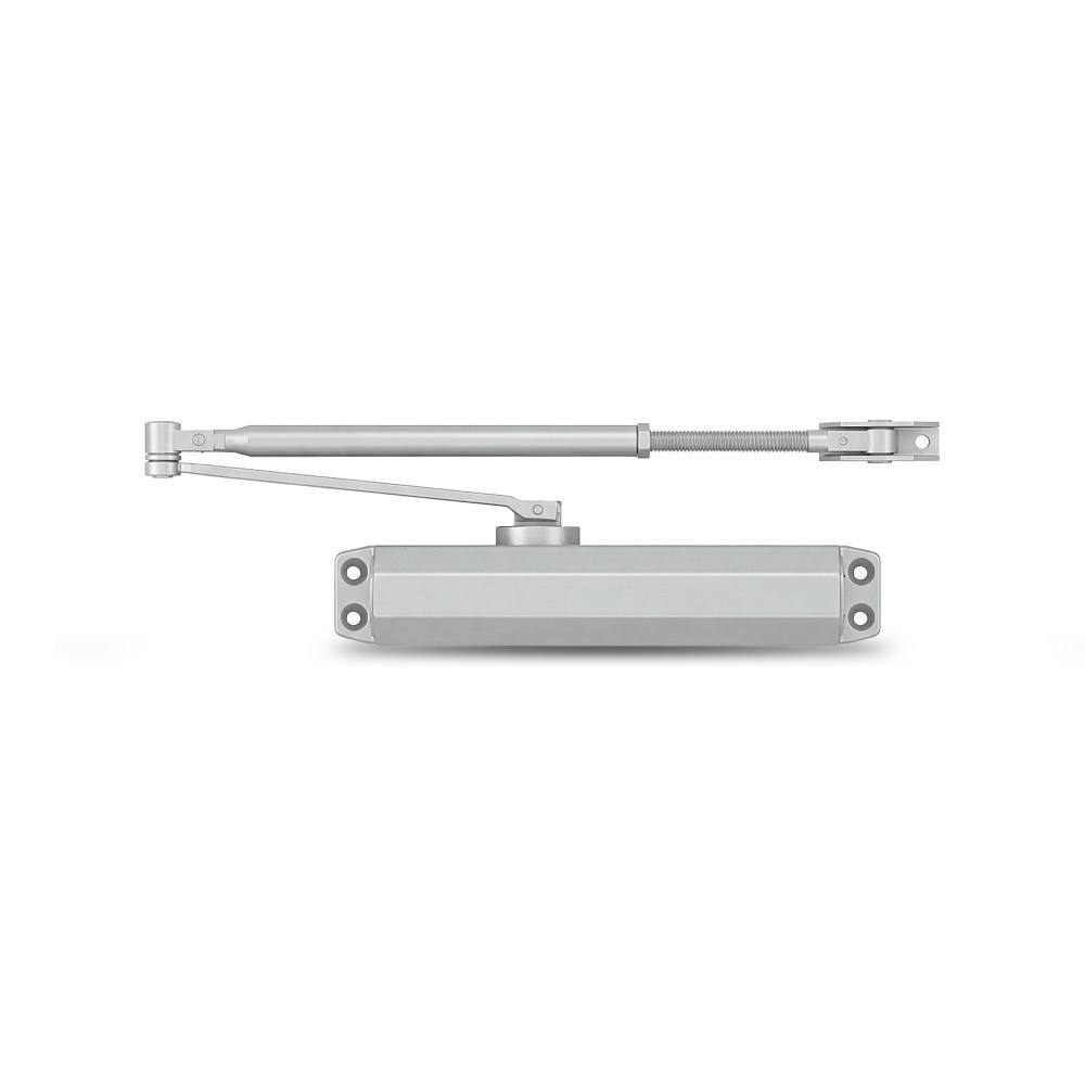Shield Security® Size 4 Heavy-Duty Hydraulic Door Closer, Aluminum