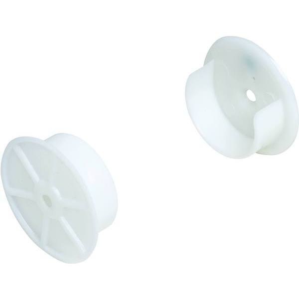Plastic Closet Rod Socket , Package Of 10 Pair