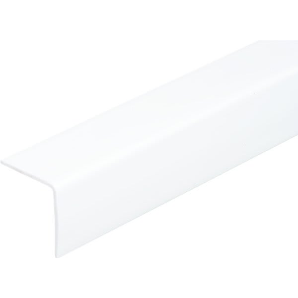 1-1/8 X 96 In Plastic Corner Protector (25-Pack) (White)