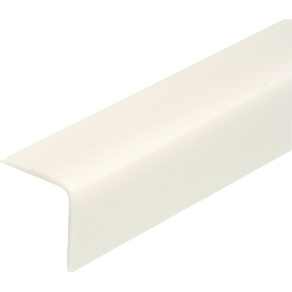 1-1/8 X 96 In Polycarbonate Corner Protector (25-Pack) (Almond)