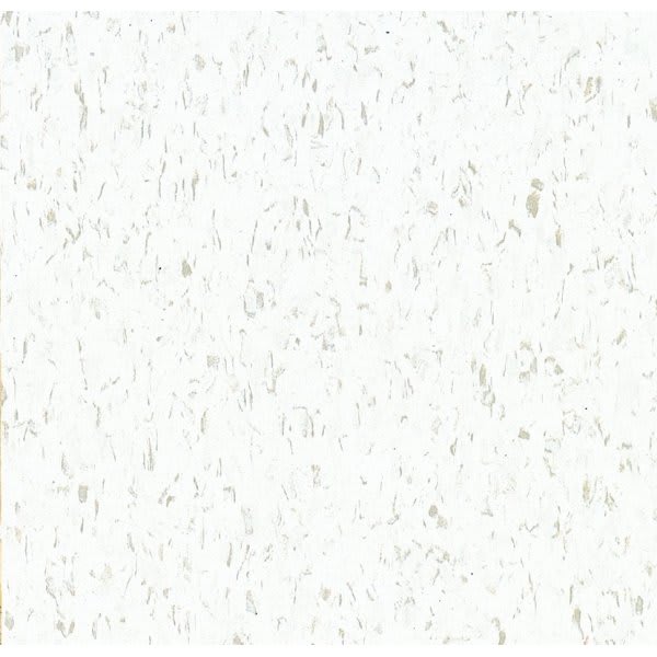 Armstrong Cool White Commercial Vinyl Glue Down Floor Tile 12 In. X 12 In., Case Of 45