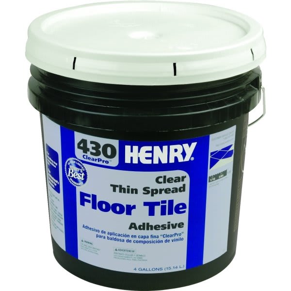 QEP® 4 Gallon Premium Vinyl Tile Glue Adhesive HD Supply