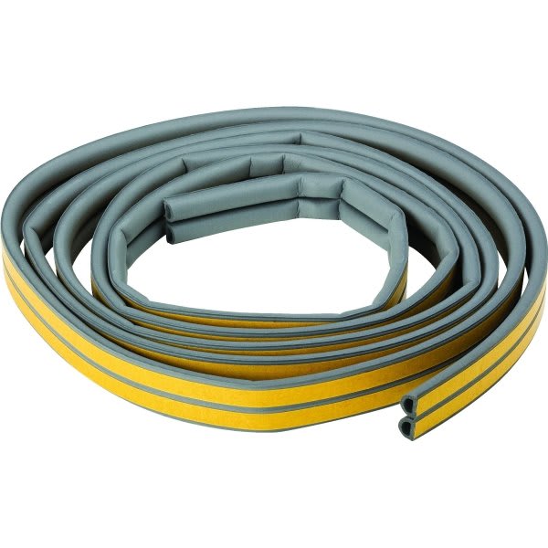 Frost King 5/16"W X 1/4"H X 17' Epdm Rubber Weatherstrip Gray