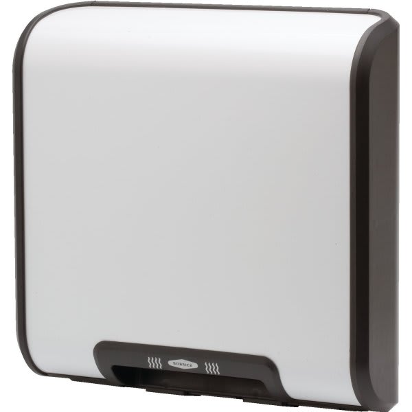 World Dryer Nova Hand Dryer, 110240v, Aluminum, White HD Supply