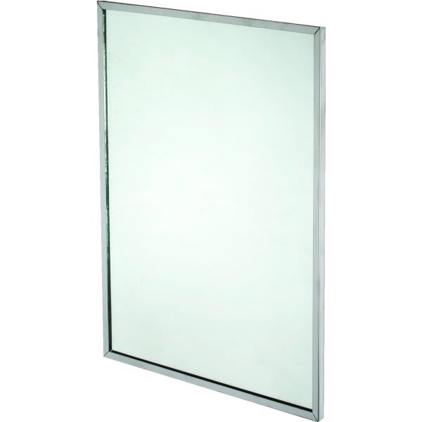 Bobrick® 18 X 24 In Stainless Steel Framed Mirror