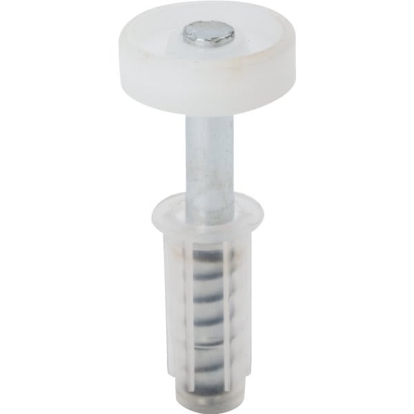 Wardrobe Bi-Fold Door Top Guide Wheel 7/8" Roller 3/8" Nylon Base, Package Of 2