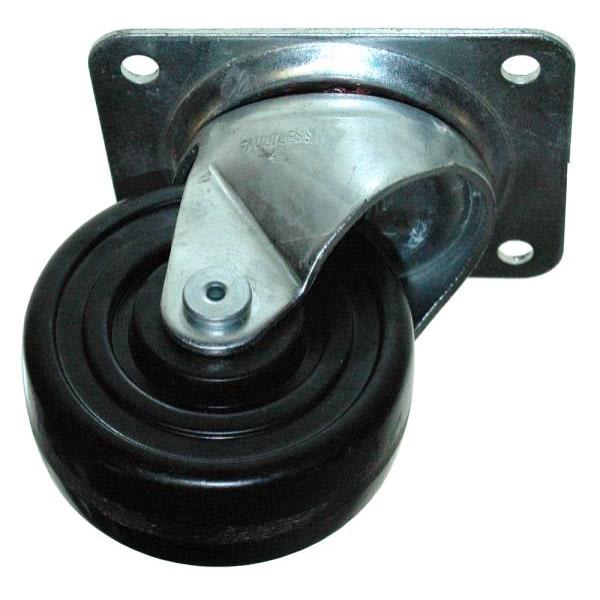 Rubbermaid Commercial 4 Inch  Swivel Plate Caster W/Hardware For Rubbermaid Commercial Tilt Truck