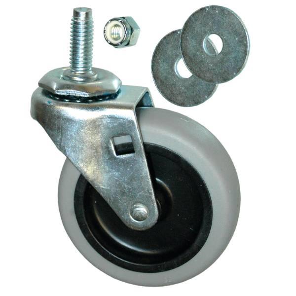 Rubbermaid Commercial 3in Swivel Stem Caster For Rubbermaid Commercial Square Brute Dolly