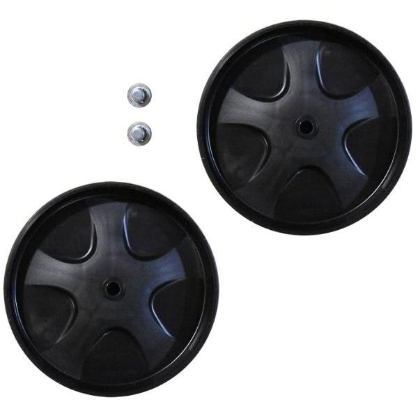 Rubbermaid Commercial 8 Inch Wheel Kit W/Push Caps For Rubbermaid Commercial Rollout Container