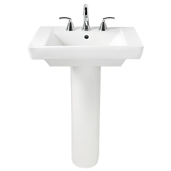 Gerber Maxwell 8.75 In Pedestal Sink Basin, White HD Supply