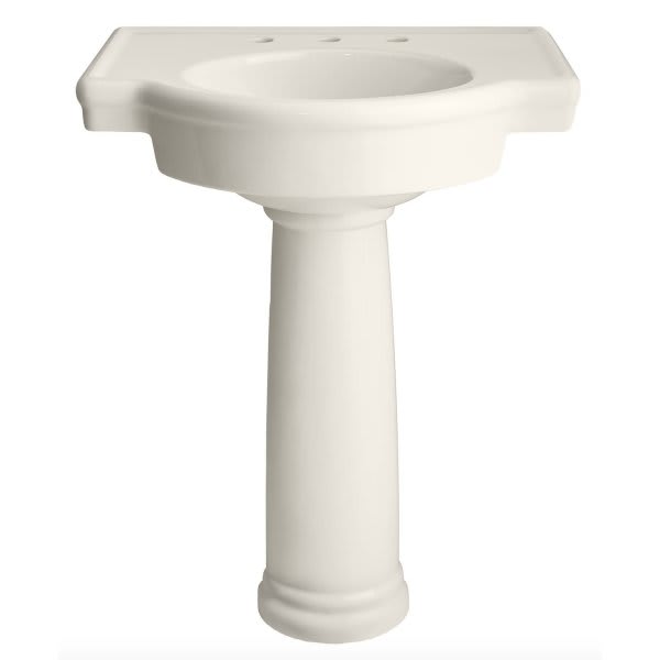 American Standard® 24" Cadet® Pedestal Sink Combination Single Faucet