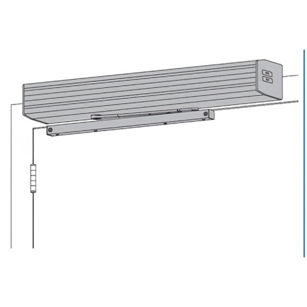 LCN Auto Door Opener 9142 Aluminum HD Supply
