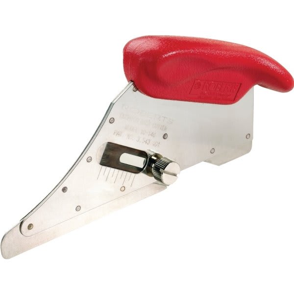 Roberts Model 10-146-3 Cushion Back Carpet Cutter With Adjustable Blade Depth