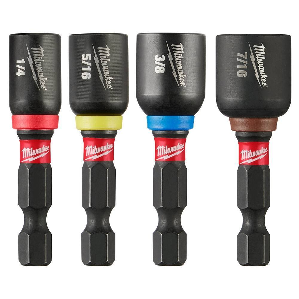 Milwaukee Shockwave 1-7/8in. Impact Duty Alloy Steel Magnetic Nut Driver Set