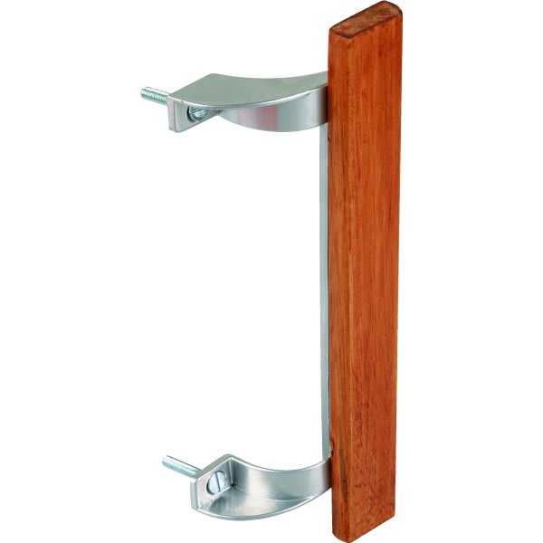 9" Sliding Glass Door Handle Wood