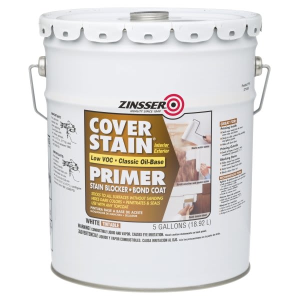 Zinsser 5 Gal Drywall Primer Sealer Flat White 1PK HD Supply