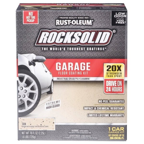 Rust-Oleum 128 Oz Rocksolid Tan 1 Car Garage Floor Coating