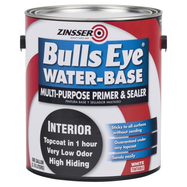 Zinsser Bulls Eye 128 Oz Water-Base Interior Primer And Sealer Package Of 4