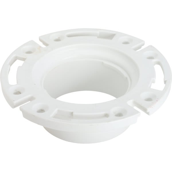 Sioux Chief Pushtite White 3" Gasket Closet Flange, Inside Fit, Swivel