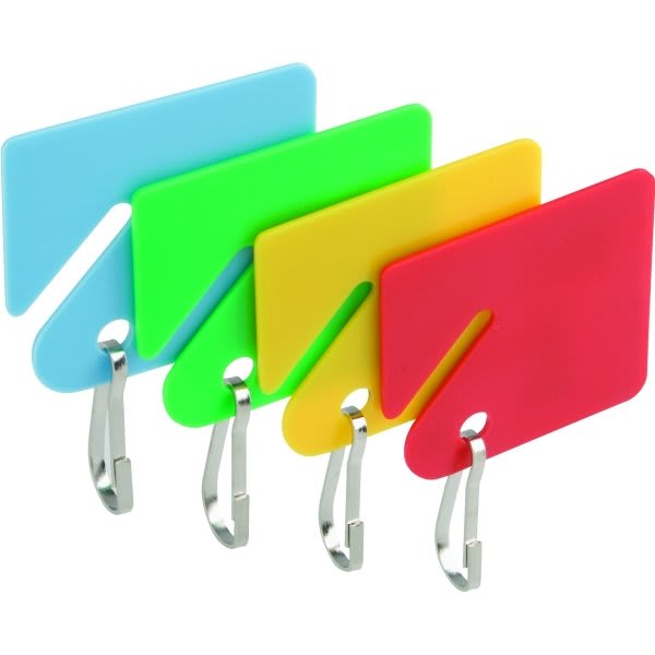 Lucky Line Blue Wrist Coil Key Ring , Package Of 5 HD Supply