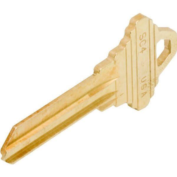 ILCO 1646 Brass National Key Blank (50Pack) (Nickel) HD Supply
