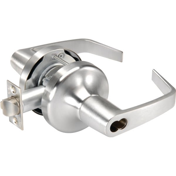 Yale® Augusta Cylinder Entry Lock Satin Chrome Keyway, Grade 2 HD Supply