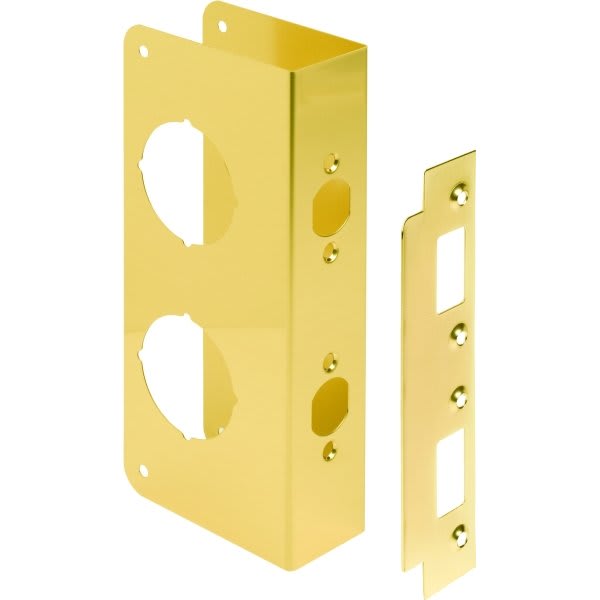 Blank Deadbolt Door Repair Cover Solid Brass HD Supply