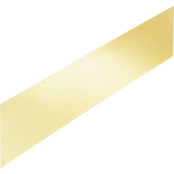 10 x 34 in Aluminum Door Kick Plate (Satin Aluminum) HD Supply