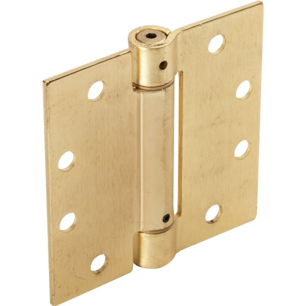 4-1/2" Commercial Spring Door Hinge Brass