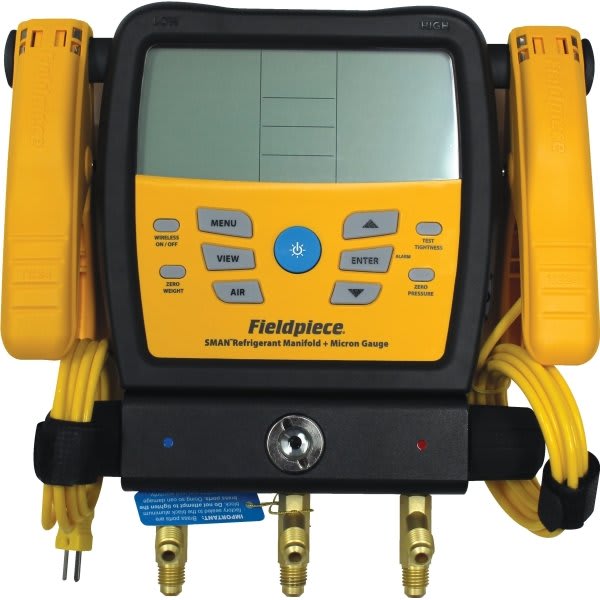 Fieldpiece® Digital Sman Refrigerant Manifold 3-Port With Micron Gauge