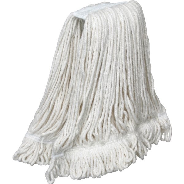 Maintenance Warehouse® 16 Oz Economy Cotton 4Ply Cut Mop Head (4Pack) (White) HD Supply
