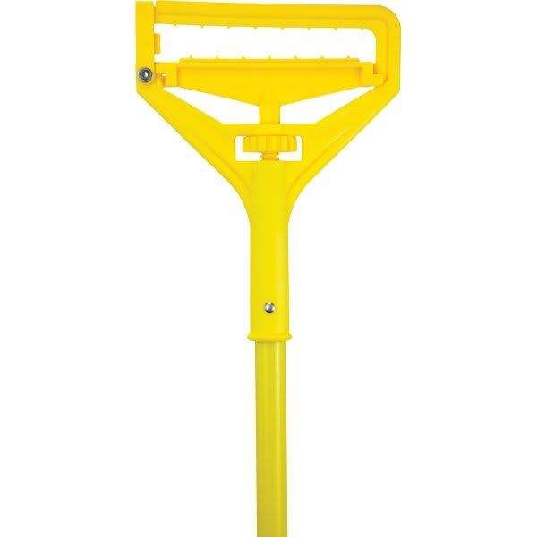 Renown Wet Mop Handle, Quick-Change, 60 In., Yellow, 2 Pack