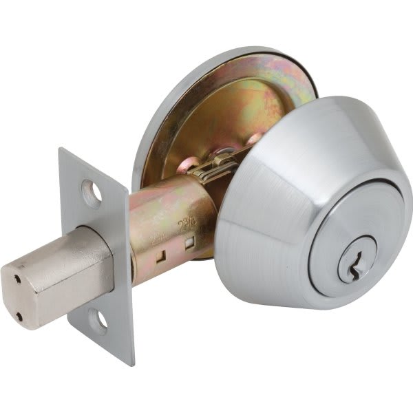 Shield Security SingleSided Deadbolt Lock (Satin Stainless Steel) HD