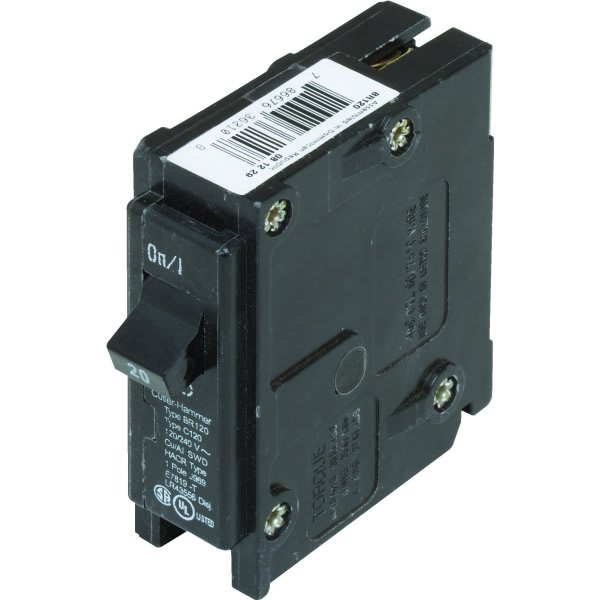 Cutler-Hammer 20 Amp 120/240 Volt 1-Pole Br Type Circuit Breaker