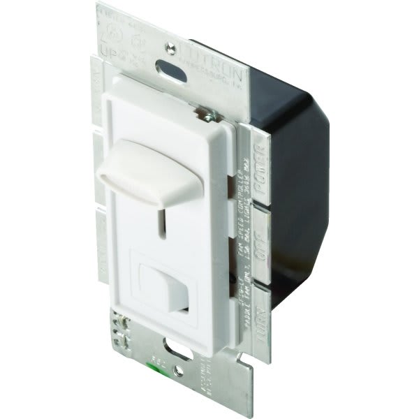 Lutron® Three Speed Fan Dimmer White