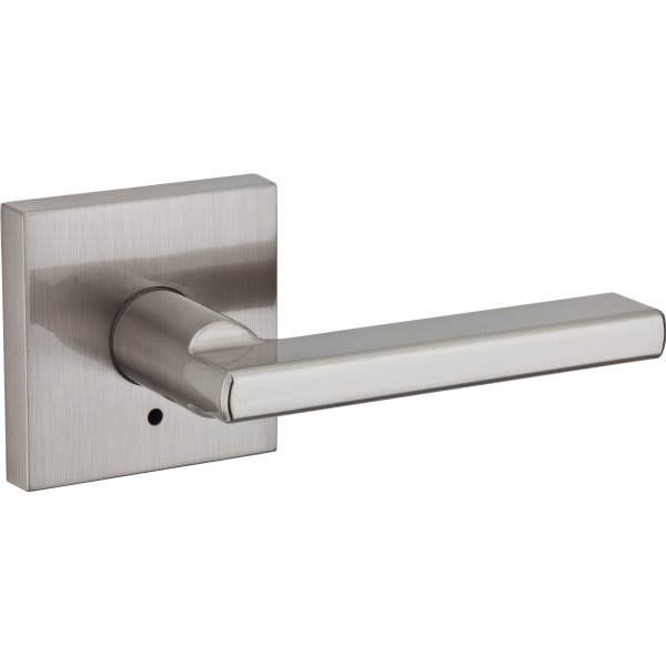 Kwikset Halifax Satin Nickel Bed/Bath Privacy Door Lever
