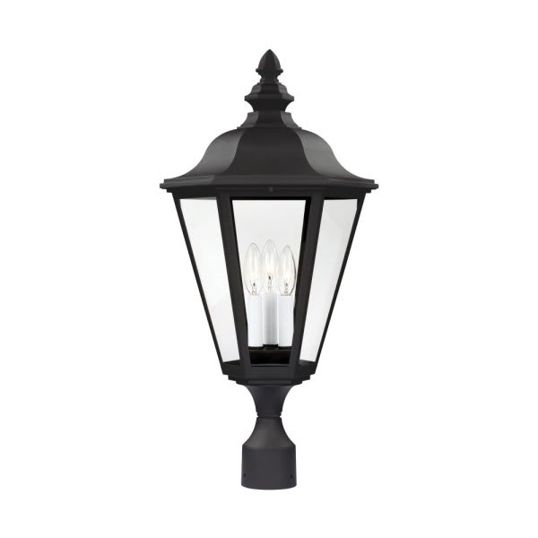 Sea Gull Lighting® Brentwood 60w Lighting Post Cap (Black)