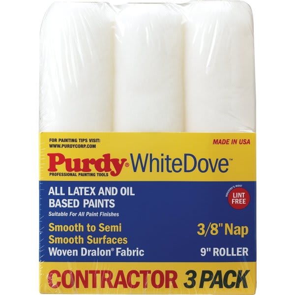Purdy Corporation 144670093 White Dove Woven Fabric Roller Cover 9 X .5 In. For Sale Online | UK