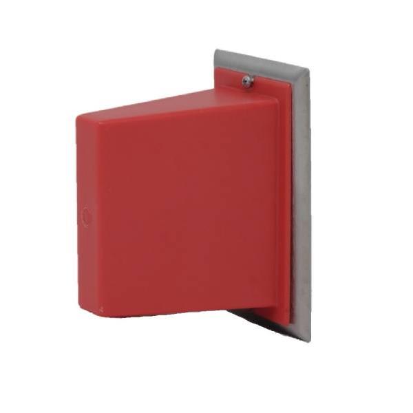 Crest Healthcare 1-Gang 1-Lamp Basic Corridor Pilot Light W/ Red Lens (White)