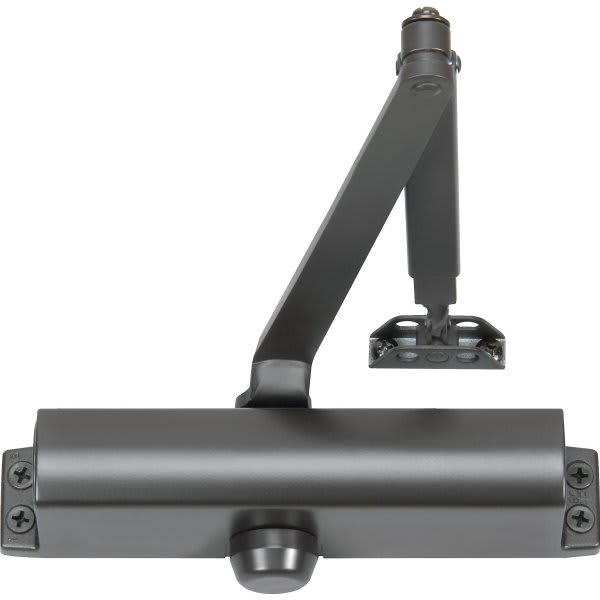 Shield Security® Light Commercial Door Closer Size 3, Aluminum HD Supply