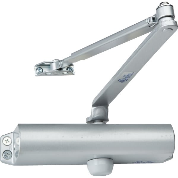 Shield Security® Light Commercial Door Closer Size 4, Aluminum HD Supply