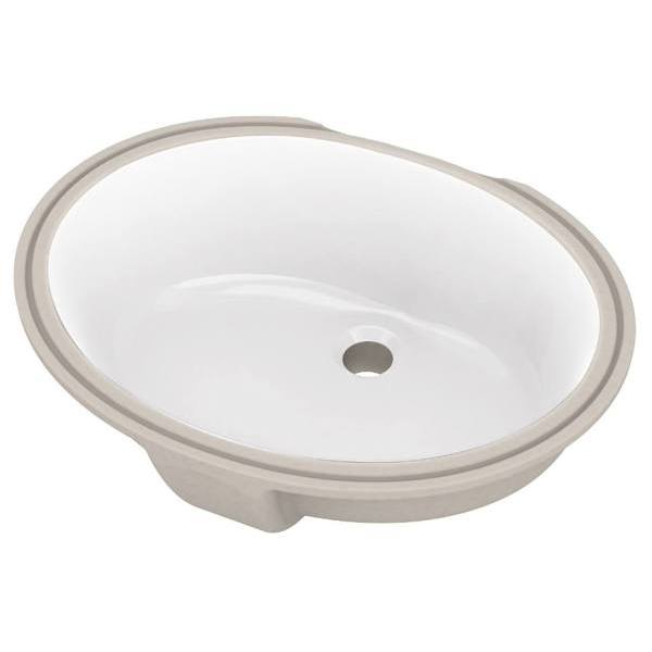Gerber'S Luxoval 19.13 X 15.75 Undercounter Bathroom Sink  White