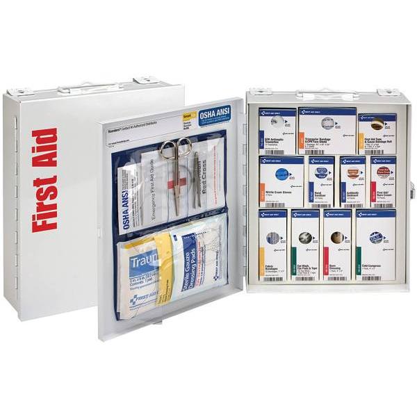 First Aid Only 25-Person Medium Metal Smartcompliance Cabinet, Ansi Compliant