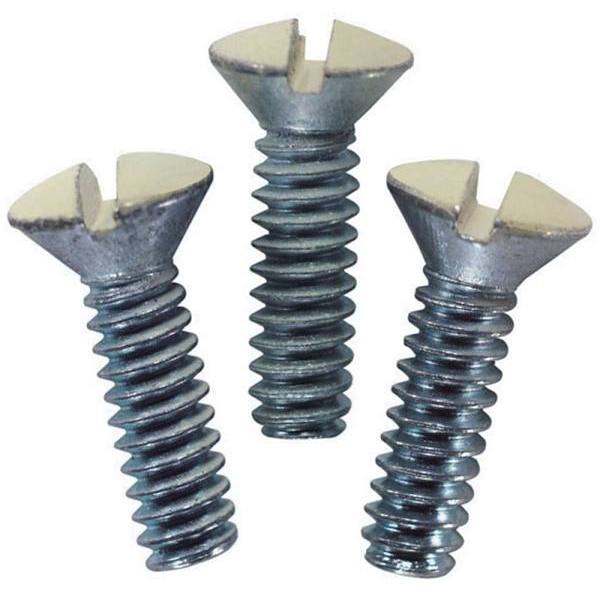 7/8" Wall Plate Screws White Package Of 50 HD Supply
